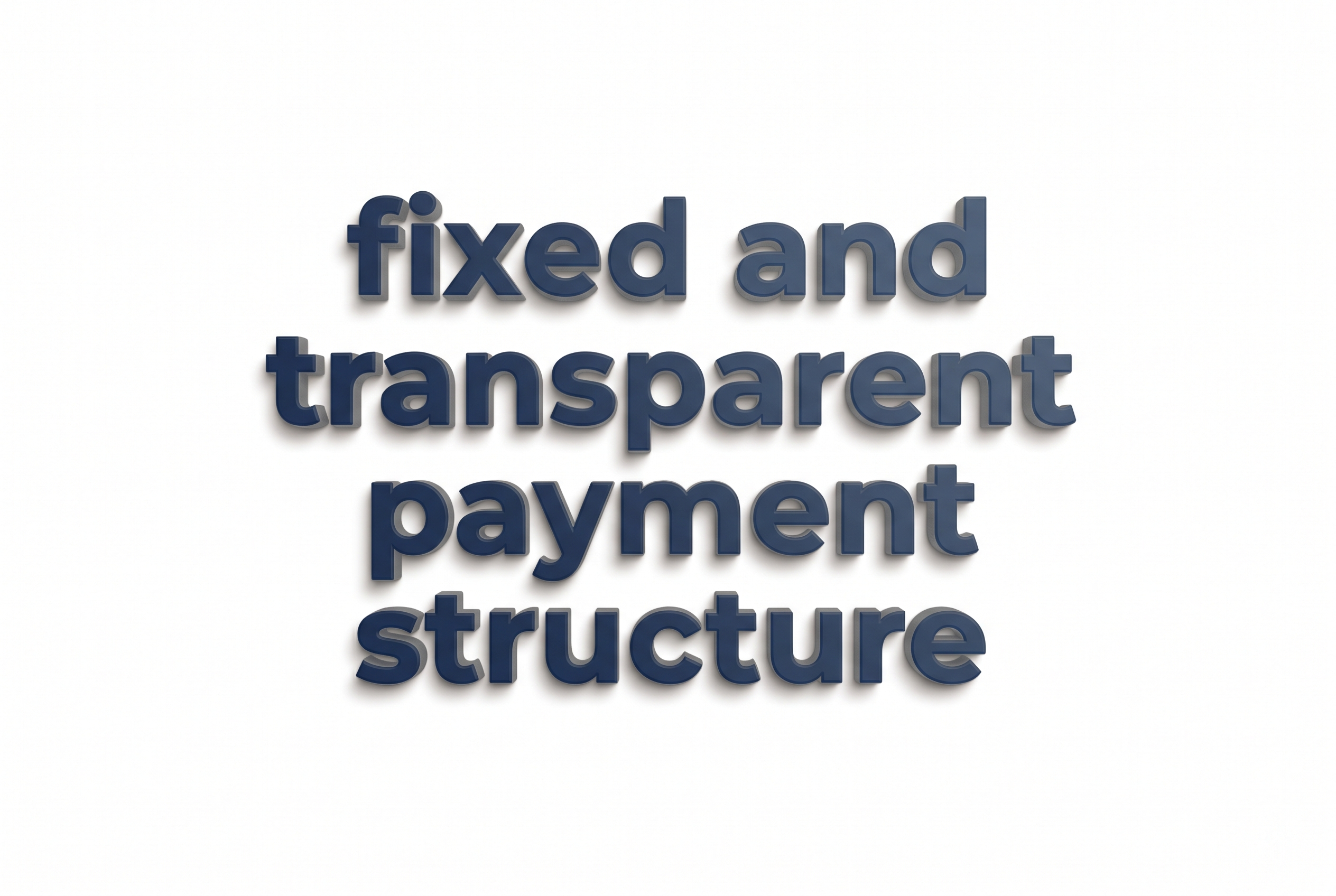 Fixed fees